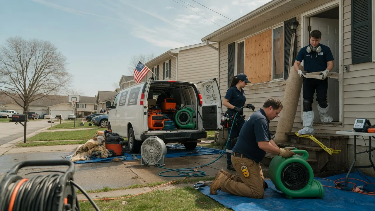 Water Damage Restoration in Castana, IA near me